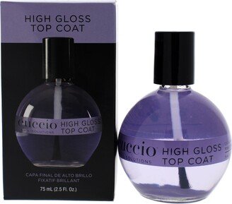 High Gloss Top Coat by Cuccio Colour for Women - 2.5 oz Top Coat