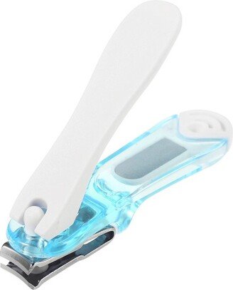 Unique Bargains Stainless Steel Nail Clippers Portable Nail Clipper for Nail Care Blue 1 Pcs