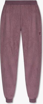 Sweatpants With Logo - Purple-AA