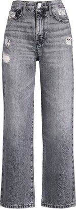Le Jane Distressed Cropped Jeans