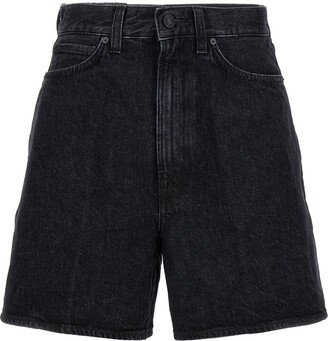 Denim bermuda shorts-AQ