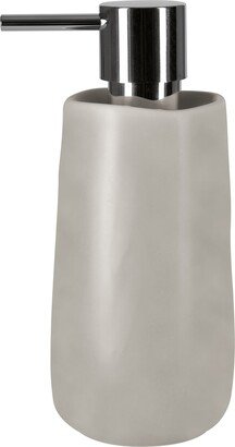 Sina Taupe Stoneware Soap Dispenser