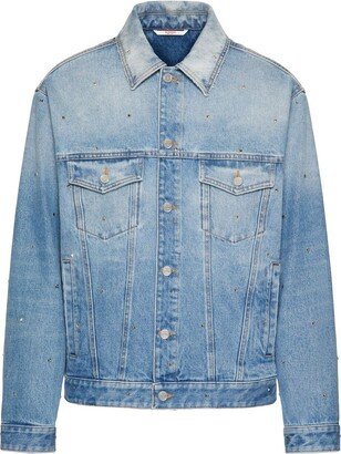 Rockstud Spike studs denim jacket