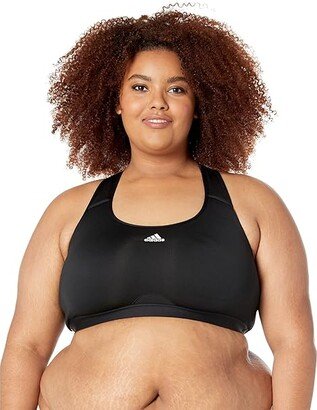 Plus Size Training Medium Support Good Bra (Black) Women's Lingerie