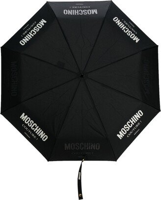 Logo-Print Compact Umbrella-AP