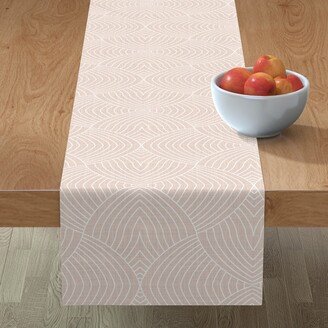 Table Runners: Eileen - Pale Pink Table Runner, 90X16, Pink