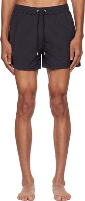 Black Stripe Swim Shorts