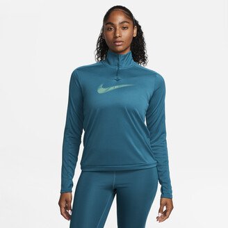 Women's Dri-FIT Swoosh 1/4-Zip Running Top in Green