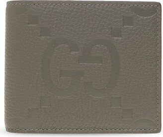 Logo Embossed Bi-Fold Wallet-AB