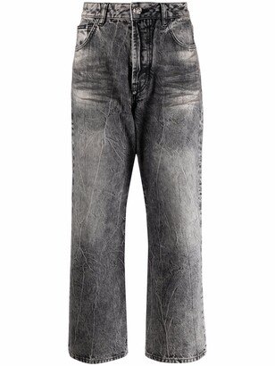 Iconic Plein wide-leg jeans