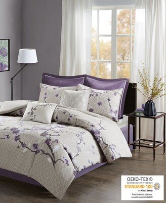 Holly 7-Pc. Duvet Cover Set, Full/Queen