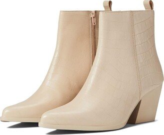 Aboard (Cream Croco Leather) Women's Boots