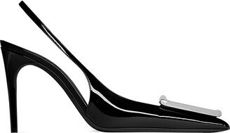 Avenue Slingback Pumps In Patent Leather