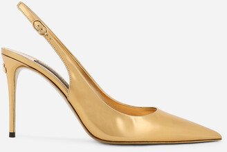 Calfskin slingbacks