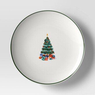 Christmas Dining App Plate White