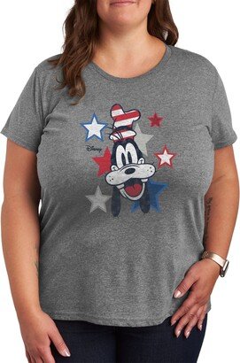 Air Waves Trendy Plus Size Goofy Graphic T-shirt