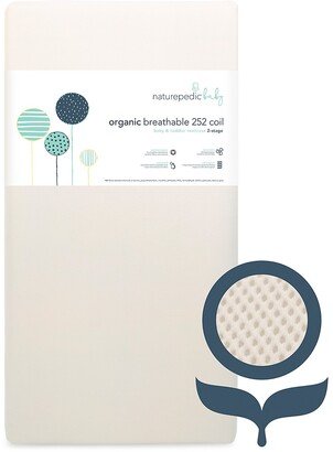 Organic Breathable 252 Innerspring 2-Stage Baby Crib & Toddler Mattress