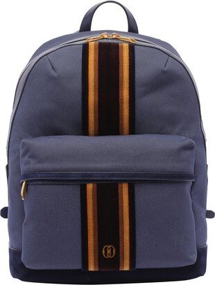 Logo Detailed Zip-Up Backpack-AA