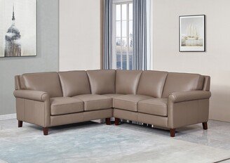 Hydeline USA Hydeline Laguna Top Grain Leather Symmetrical Sectional