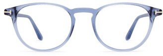 Oval Frame Glasses-BR