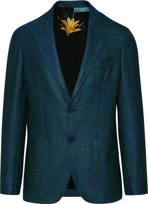 Tweed Single-Breasted Blazer