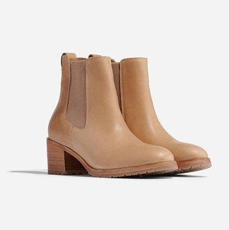 Ana Go-To Heeled Chelsea Boot (Almond) Women's Boots