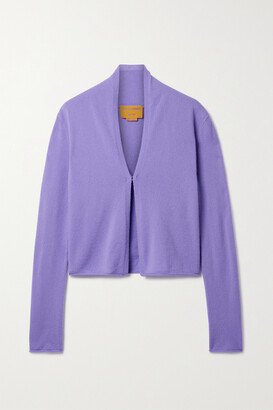 Guest In Residence - Stealth Cashmere Cardigan - Purple