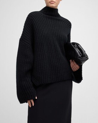 Bera Funnel-Neck Cashmere Sweater