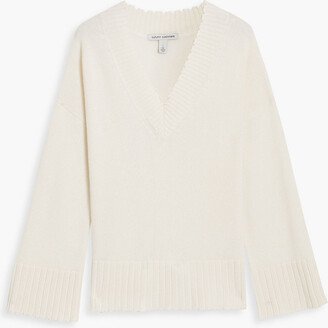 Distressed cashmere sweater-AA