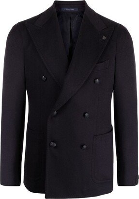 Double-Breasted Cashmere Blazer-AA