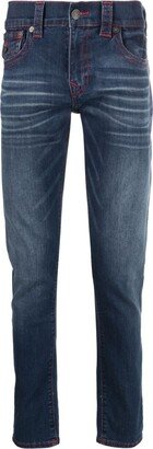 Blue Mid-Rise Skinny Jeans