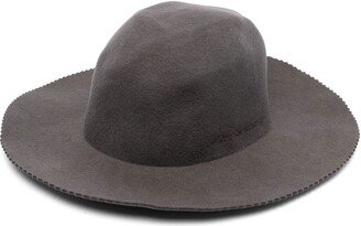 Scallop-Edge Fedora Hat