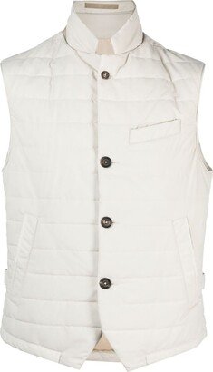 Quilted Padded Gilet-AA