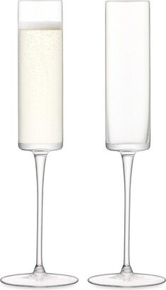 Otis Champagne Flutes 2-Piece Set