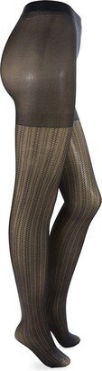 Legale Chevron Knit Sheer Tights