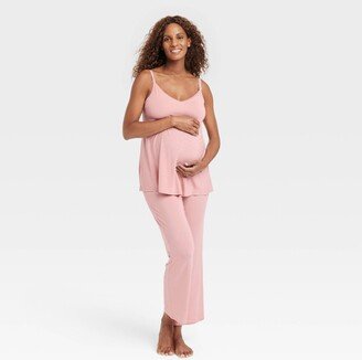 Drop Cup Nursing Maternity Pajama et - Isabel Maternity by Ingrid & Isabel™ Pink