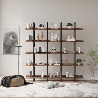 5 Tier Vintage Industrial Style Bookshelf