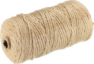 Unique Bargains Jute Twine 3mm, 328 Feet Long Brown Twine Rope for DIY Subjects