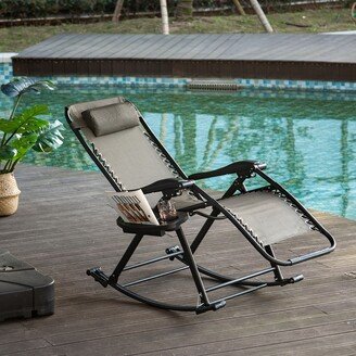 Zero Gravity Grey Reclining Lounge Chair