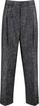 Wool And Cotton Trousers