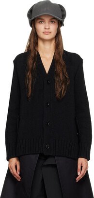 Black Layered Cardigan-AA