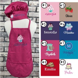 Personalized Kid's Apron - For Woman Cupcake Mixer Cookies Cake Childs Or Adult