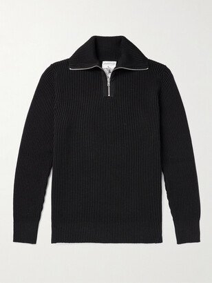 Fender Ribbed Merino Wool Half-Zip Sweater