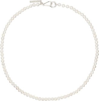 SSENSE Exclusive White Pearl Choker