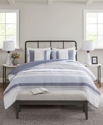 Allegany 3 Piece Jacquard Duvet Cover Set, King/California King