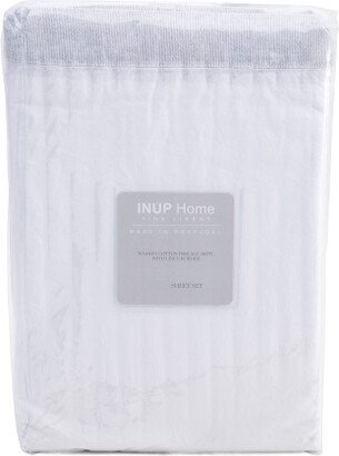 TJMAXX Percale Sheet Set With Contrast Border