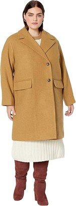 Plus Haydon Coat in Insuluxe Fabric (Heather Toffee) Women's Coat