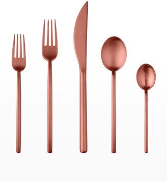 Bronze Linea Ice 5-Piece Flatware Set