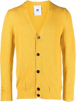 PT Torino V-neck knitted cardigan-AC