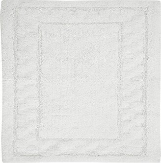 Sculptured Border Design Non-Slip Cotton Bath Rug 24